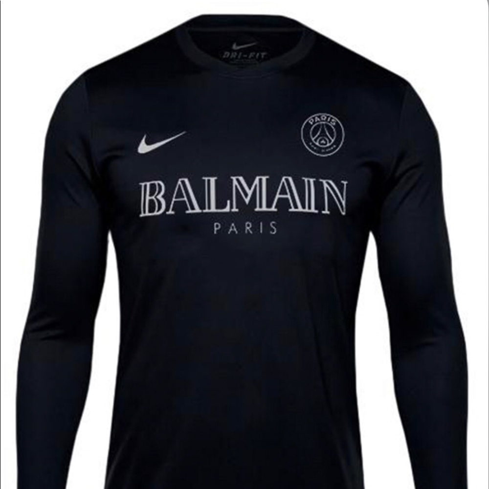 Nike PSG x Balmain Jersey Long Sleeve Dri-Fit